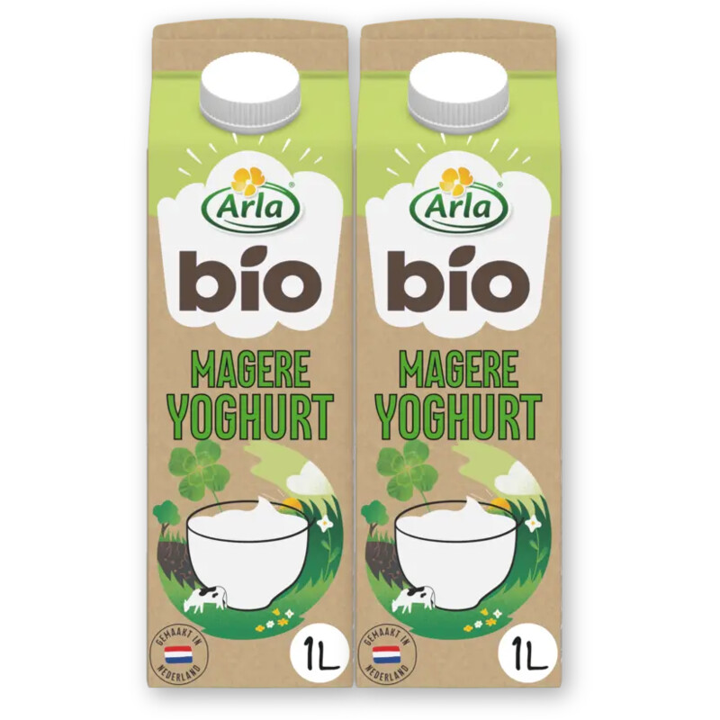 Arla Biologisch magere yoghurt 2-pack