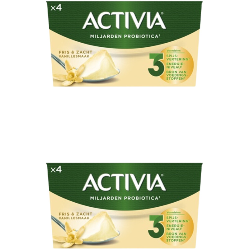 Activia Yoghurt vanille 2-pack