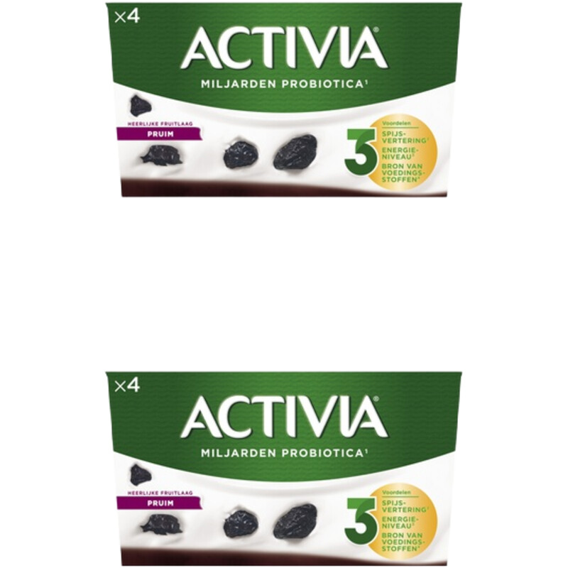 Activia Yoghurt pruim 2-pack