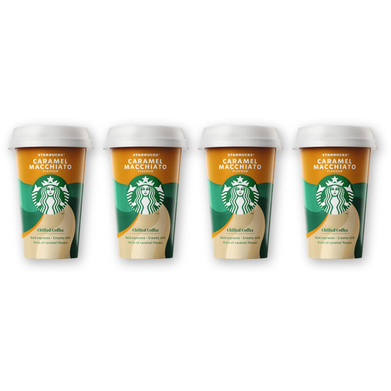 Starbucks Caramel macchiato ijskoffie 4-pack