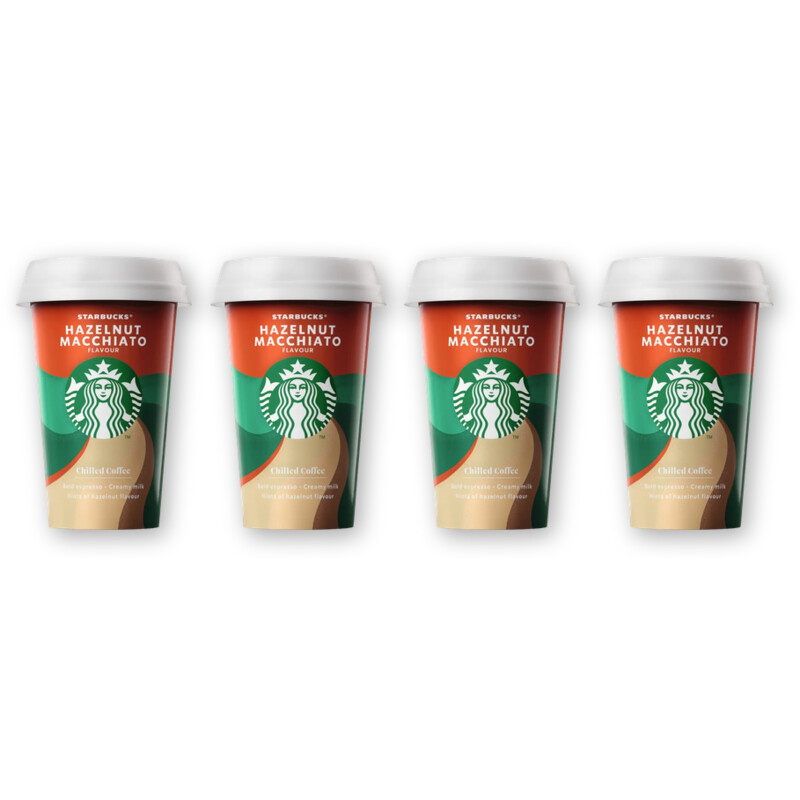 Starbucks Hazelnut macchiato ijskoffie 4-pack