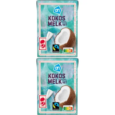 AH Kokosmelk 2-pack