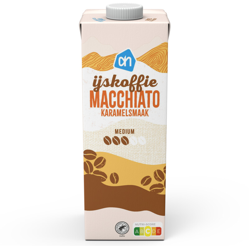 AH Ijskoffie macchiato karamelsmaak