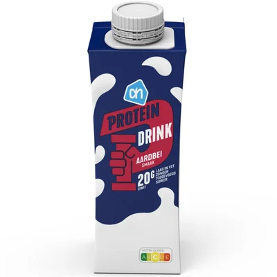 AH Proteïne drink aardbei smaak