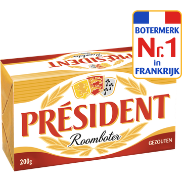 Président Roomboter gezouten