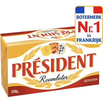 Président Roomboter gezouten