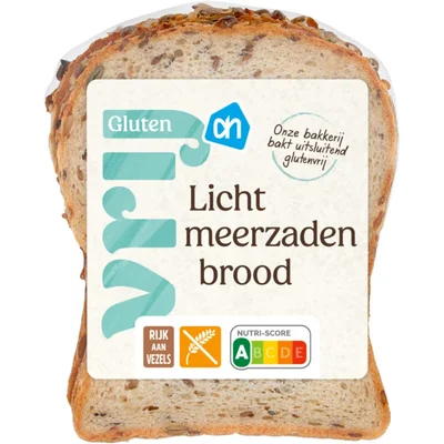 AH Glutenvrij Brood licht meerzaden half