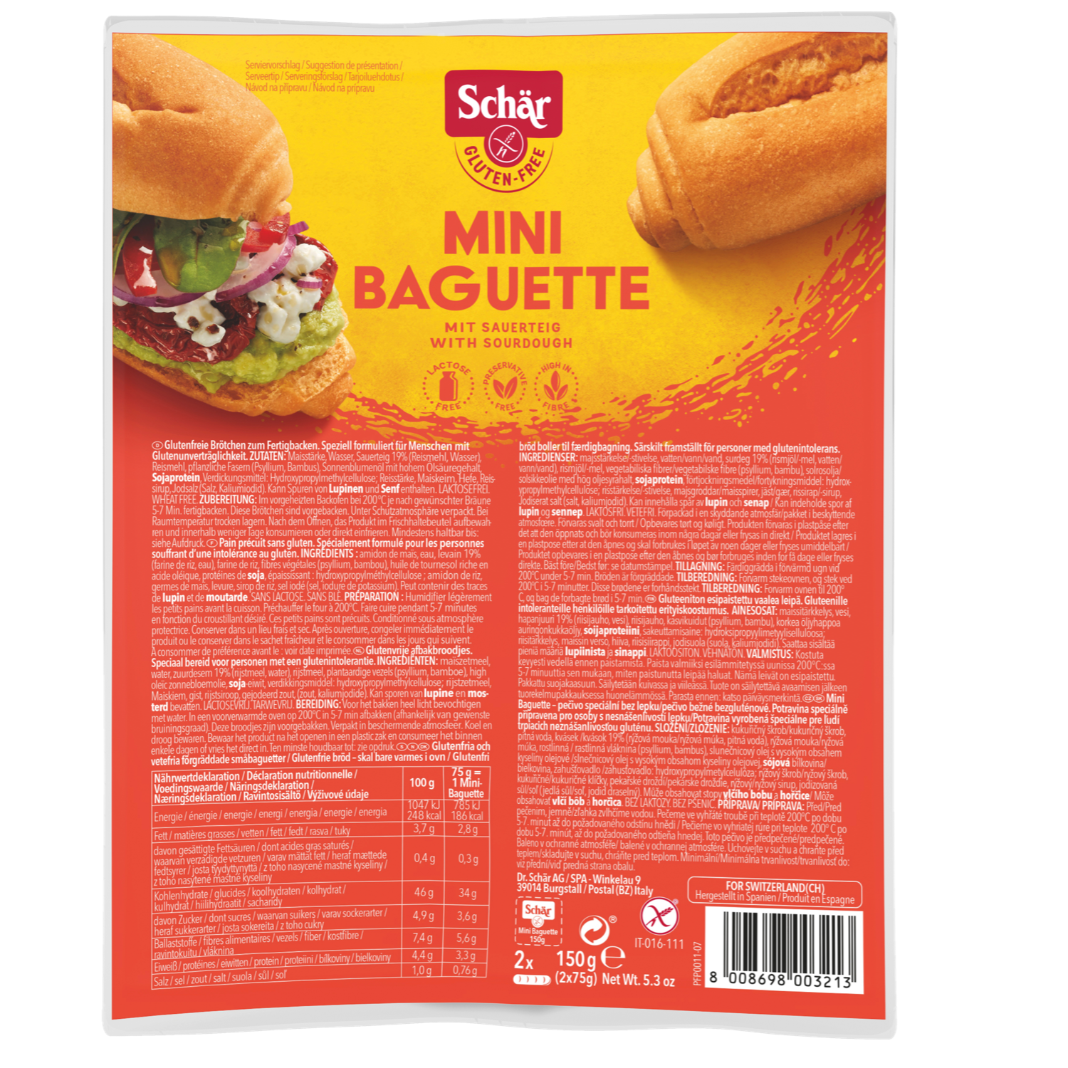 Schär Mini baguette glutenvrij