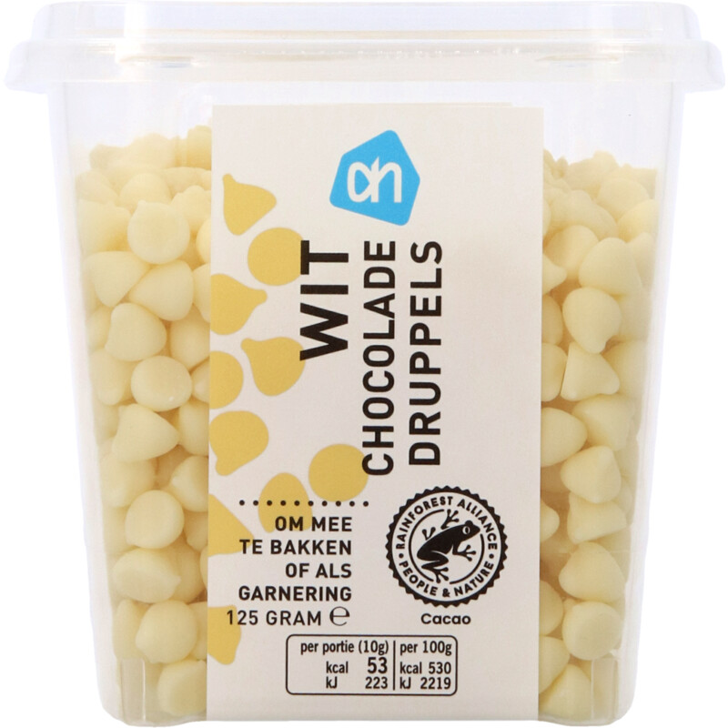 AH Witte chocolade druppels