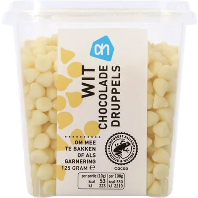 AH Witte chocolade druppels