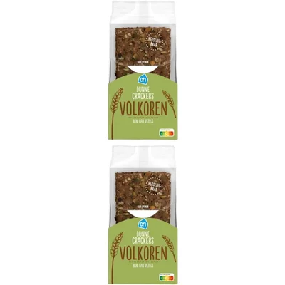 AH Dunne crackers volkoren 2-pack