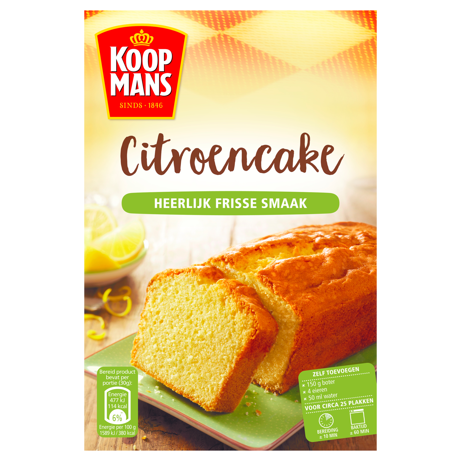 Koopmans Mix voor citroencake
