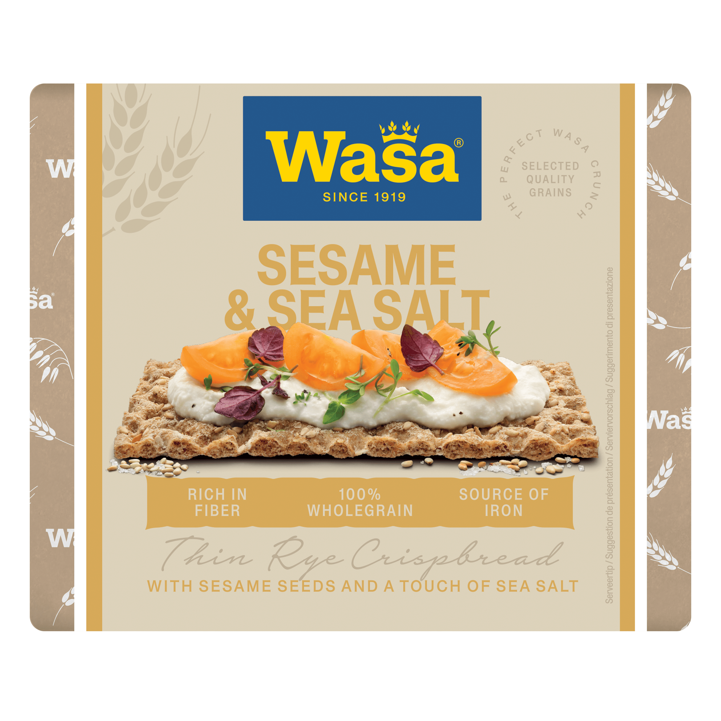 Wasa Crunchy twist sesam & sea salt