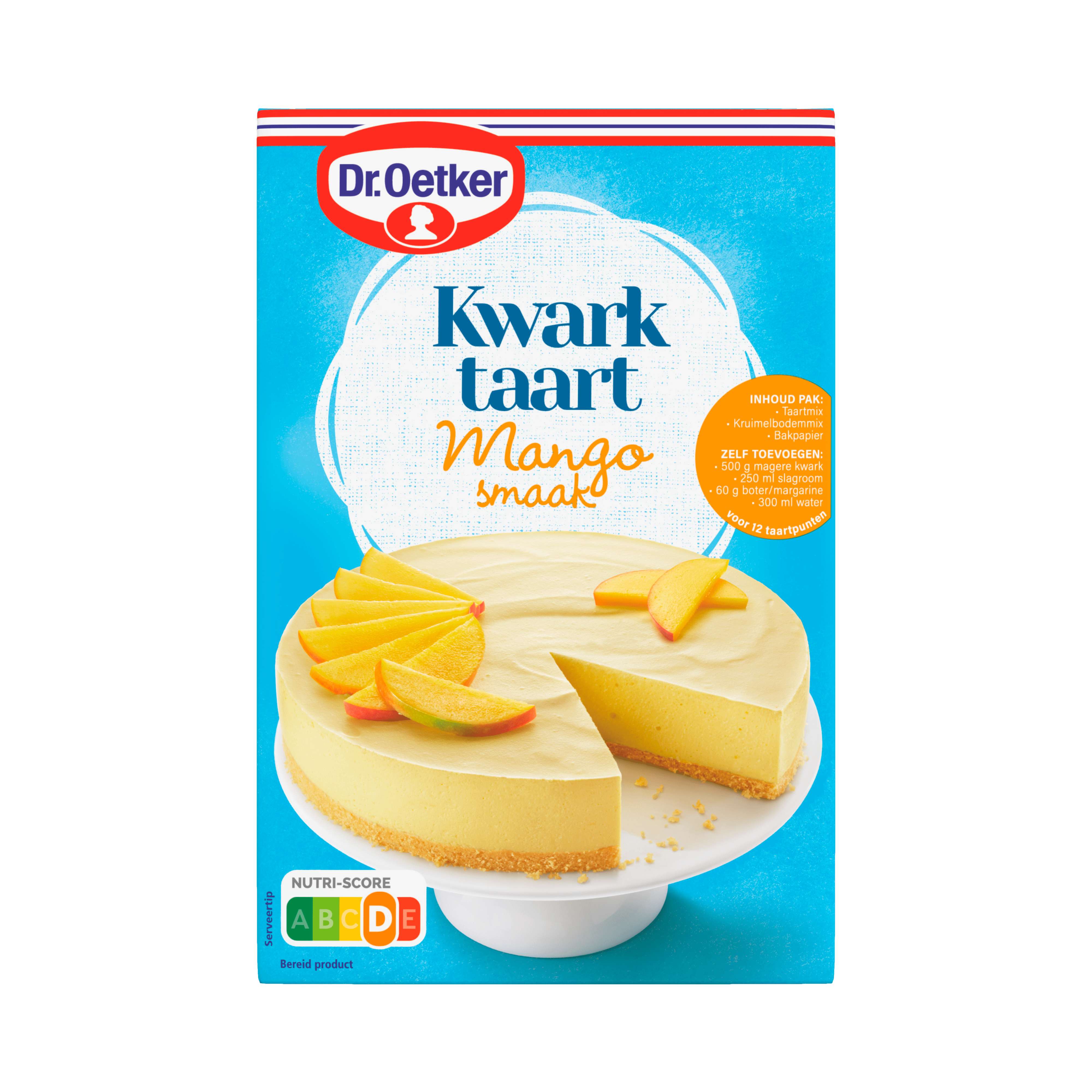 Dr. Oetker Kwarktaart mangosmaak bakmix