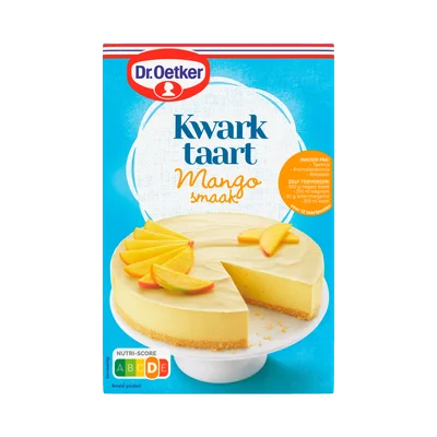 Dr. Oetker Kwarktaart mangosmaak bakmix