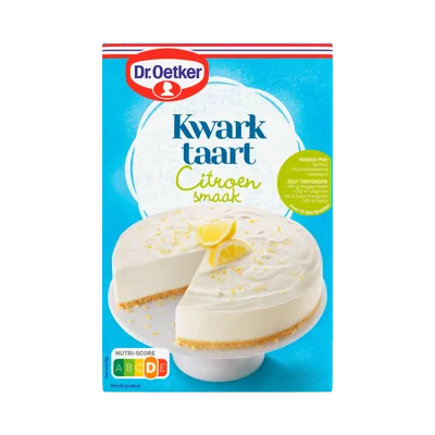 Dr. Oetker Kwarktaart citroensmaak bakmix