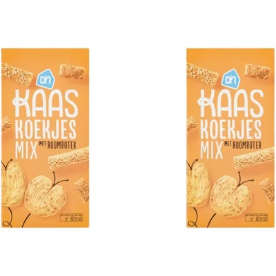 AH Kaaskoekjes mix met roomboter 2-pack