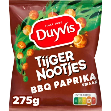 Duyvis Tijgernootjes BBQ Paprika