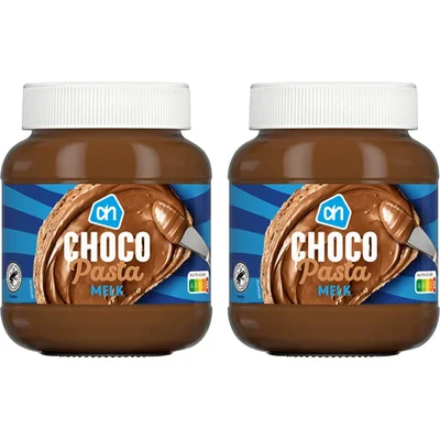 AH Chocoladepasta melk 2-pack