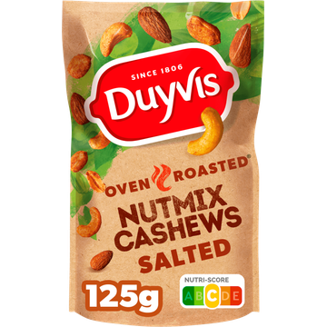 Duyvis Oven roasted nutmix cashews salted