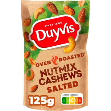 Duyvis Oven roasted nutmix cashews salted