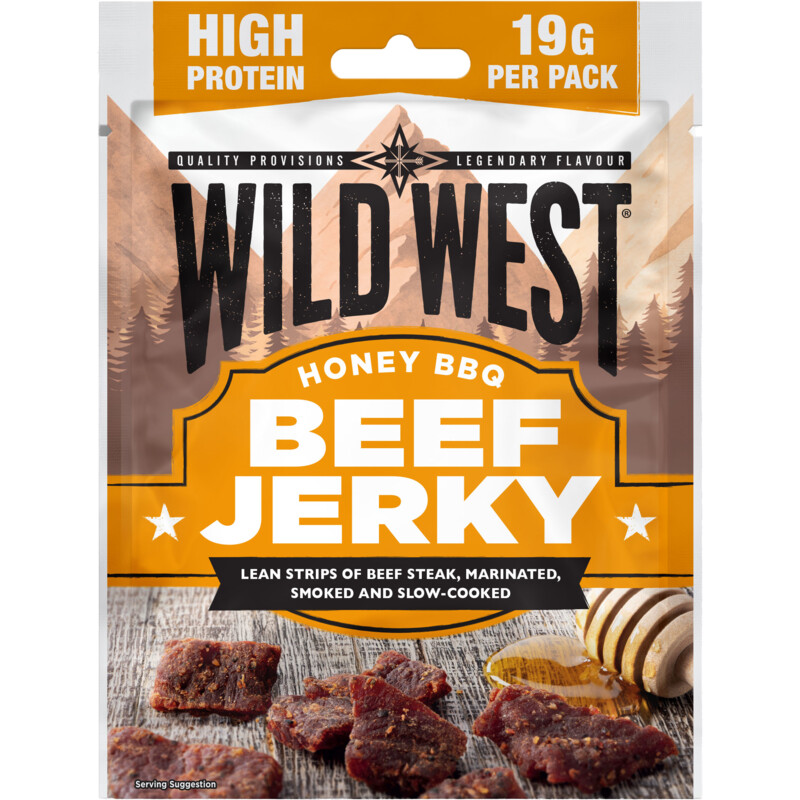 Wild West Beef jerky honey BBQ