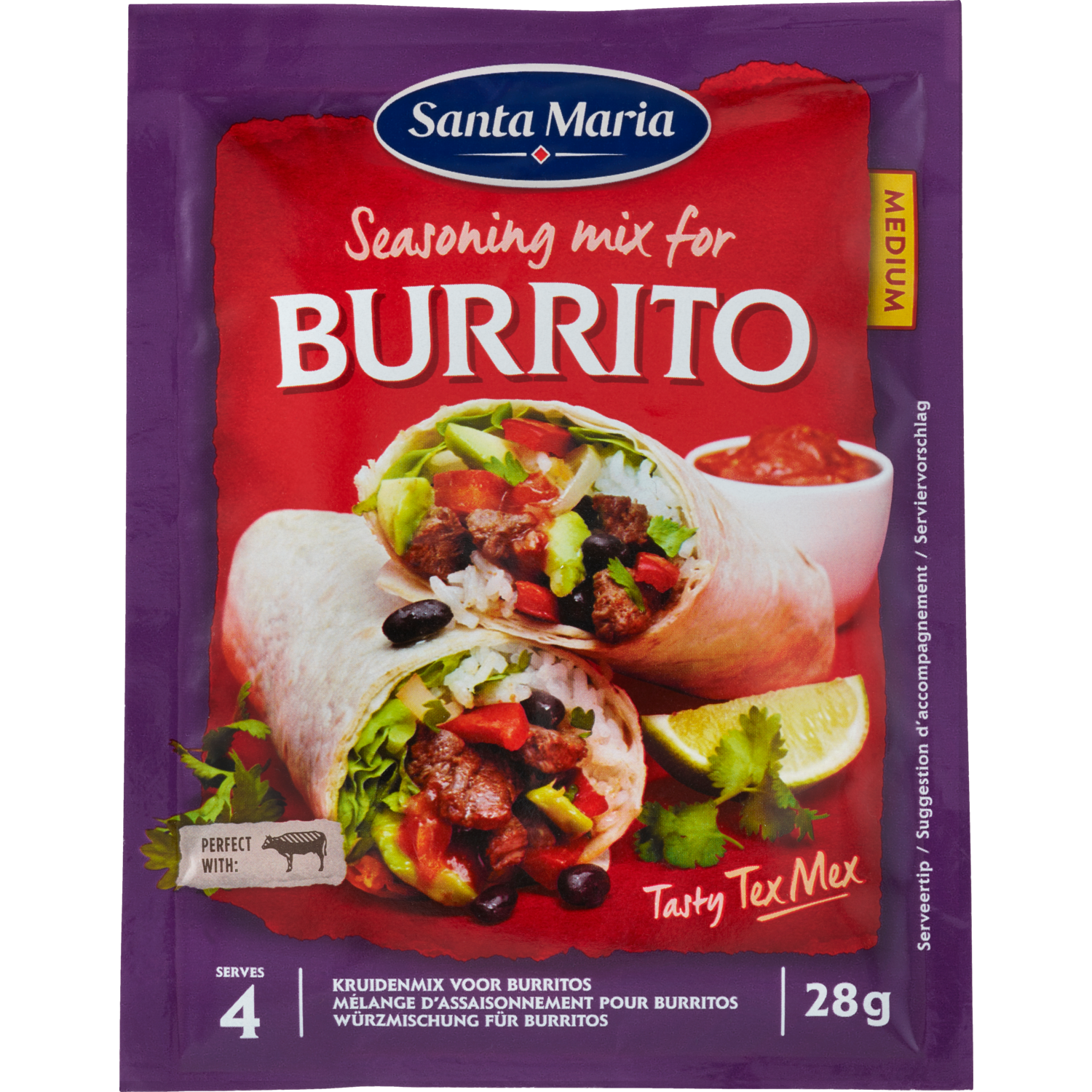 Santa Maria Kruidenmix burrito