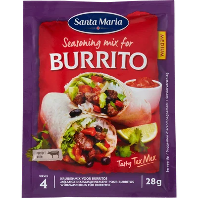 Santa Maria Kruidenmix burrito