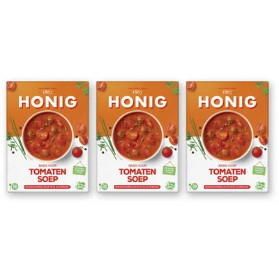 Honig Basis voor tomatensoep 3-pack