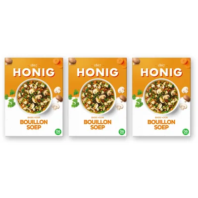 Honig Basis voor bouillonsoep 3-pack