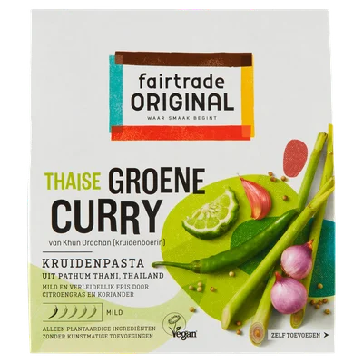Fairtrade Original Kruidenpasta groene curry