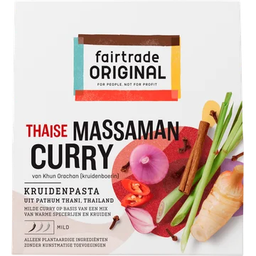 Fairtrade Original Kruidenpasta Thaise massaman curry