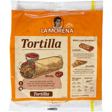 La Morena Tortilla wraps original large