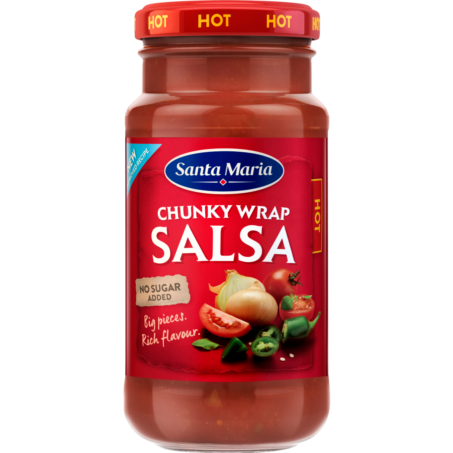 Santa Maria Chunky wrap salsa hot