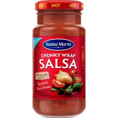 Santa Maria Chunky wrap salsa hot