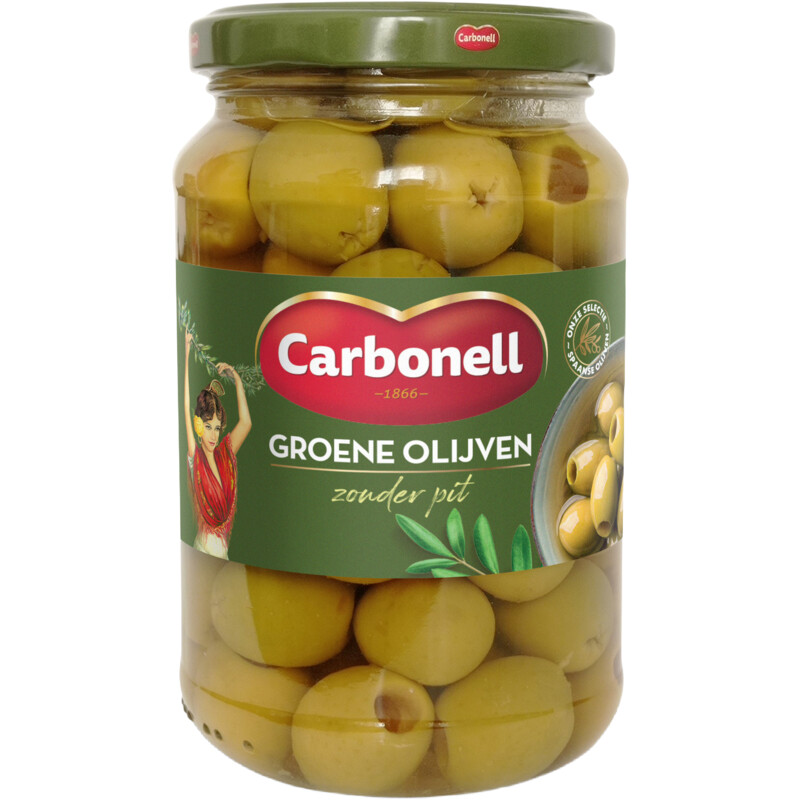 Carbonell Groene olijven zonder pit