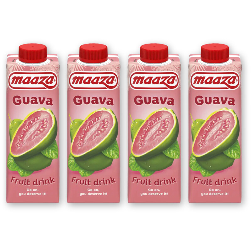 Maaza Guava fruit drink 4-pack