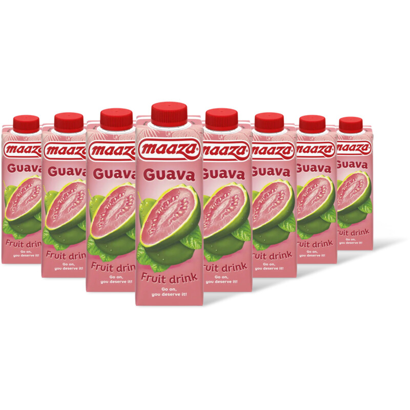 Maaza Guava fruit drink 8-pack