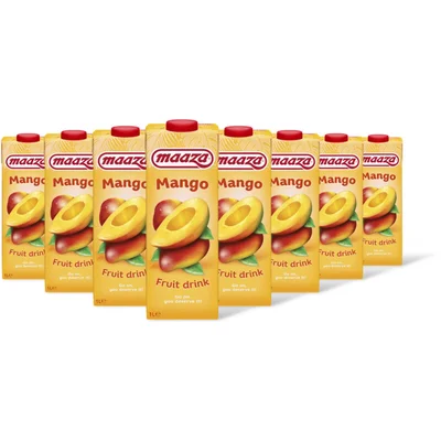 Maaza Mango fruit drink 8-pack