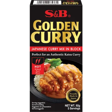 S&B Golden curry Japanese mix hot