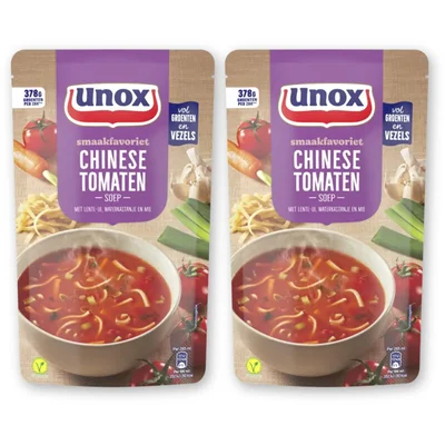 Unox Chinese tomatensoep 2-pack