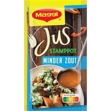 Maggi Jus stamppot minder zout