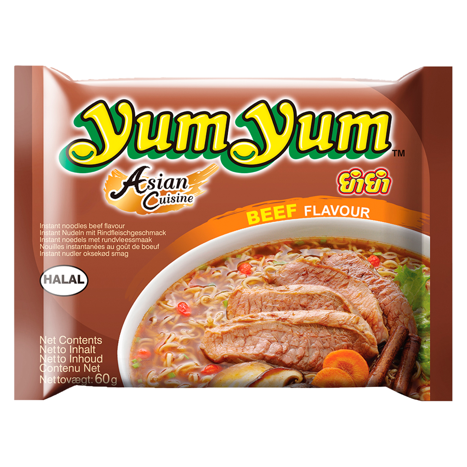 Yum Yum Duck flavour instant noodles