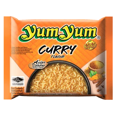 Yum Yum Curry flavour instant noodles