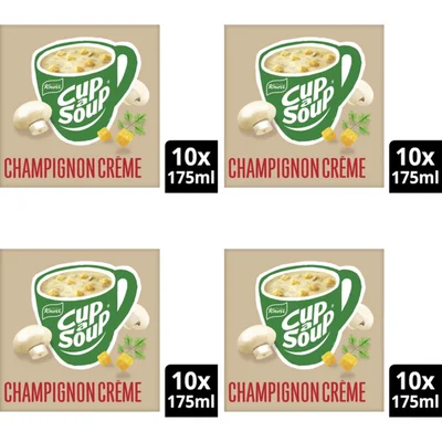 Knorr Cup-a-soup champignon crème 4-pack
