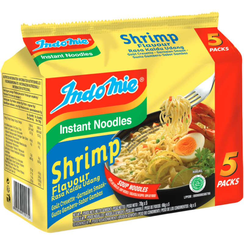 Indo mie Noodles shrimp 5-pack