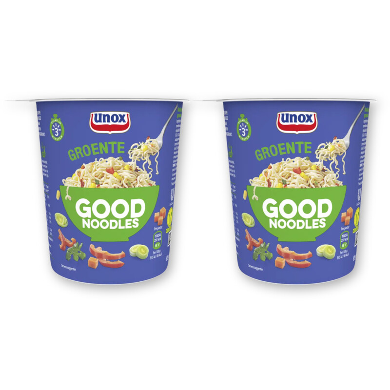 Unox Good noodles groente 2-pack