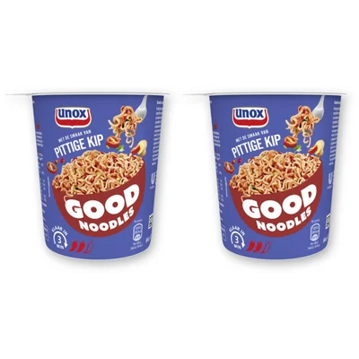 Unox Good noodles pittige kip 2-pack