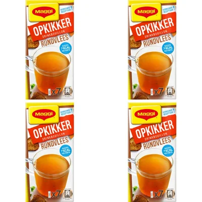 Maggi Opkikker drinkbouillon rundvlees 4-pack