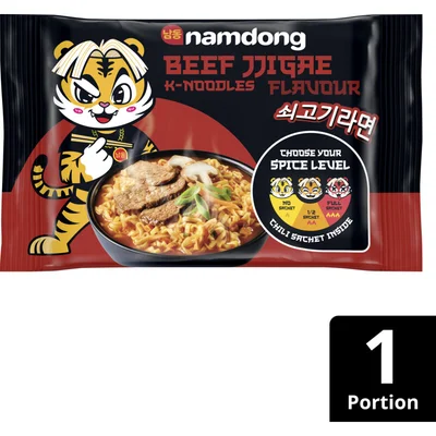 Namdong Beef jjigae k-noodles flavour